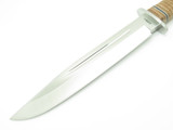Hattori 160-2 Hunter II Leather Seki Japan AUS-8 Fixed Blade Bowie Hunting Knife