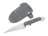 Vintage Crawford Custom Kasper Dragon Wharncliffe Fixed Blade Tactical Knife