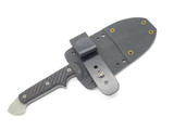 Vintage Crawford Custom Kasper Dragon Wharncliffe Fixed Blade Tactical Knife