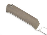 Bud Nealy Custom USA Prototype Fixed Blade Hunting Neck Knife