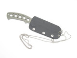 Vintage Crawford Custom Kasper Fixed Blade Tactical Neck Knife