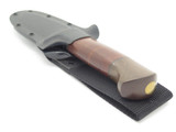 Rare Bob Dozier Arkansas Custom D2 Micarta Fixed Blade Hunting Knife LH Sheath