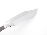 Vtg C Jul Herbertz 108020 Mirror 8" Curved Bowie Fixed Knife Making Blade Blank
