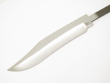 Vtg C Jul Herbertz 108020 Mirror 8" Curved Bowie Fixed Knife Making Blade Blank