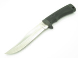 Katz 302 Black Handle Seki Japan 6.25" XT70 Fixed Clip Blade Hunting Knife