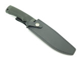 Katz 302 Black Handle Seki Japan 6.25" XT70 Fixed Clip Blade Hunting Knife