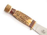 Vintage Marbles Gladstone Hubertus Solingen Stag Woodcraft Fixed Hunting Knife