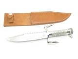 Vtg Imax Master Seizo Imai Seki Japan Buckmaster Style Mirror Polished Fixed Bowie Survival Knife