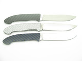 Vtg Seki Cut Japen Bob Lum SC110 Small Encounter ATS-34 Carbon Fiber Fixed Knife