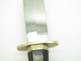 Vtg Linder Contour 8 Solingen Germany Blue Wood Fixed Blade Hunting Bowie Knife