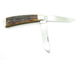 Schatt & Morgan 043163 File & Wire ATS-34 Bone Folding Trapper Pocket Knife