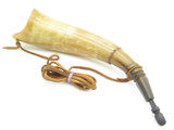 Custom John Nelson Idaho 14.5" French Indian War Mountain Man Black Powder Horn