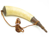 Handmade John Nelson Idaho 14.2 French Indian War Mountain Man Black Powder Horn