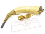 Custom John Nelson Idaho 13.25" French Indian War Mountain Man Black Powder Horn