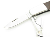 Vtg Kershaw Kai 5600 Seki Japan Stainless & Wood Scissor Folding Pocket Knife
