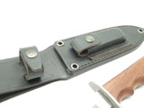 Vintage Haru Seki Japan Custom ATS-34 Wood Combat Fixed 5.5" Blade Knife