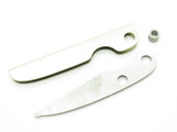 Seizo Imai Seki Japan Damascus Blade Blank Folding Key Chain Knife Making Kit