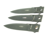 3-Pack Vtg Ka-Bar Thorn Bob Dozier Design D2 Seki Japan Folding Knife Blade