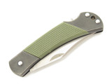 Vintage Kershaw 3100 Grant County Seki Japan Green Folding Lockback Pocket Knife