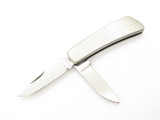 Vtg Kershaw Kai 5700 Seki Japan Gentleman Stainless 2 Blade Folding Pocket Knife