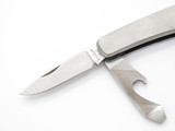 Vtg Kershaw Kai 5800 Seki Japan Gentleman Bottle Stainless Folding Pocket Knife