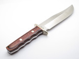 Vtg Rigid Seki Japan Tak Fukuta Bear Track Bowie AUS-8 Fixed Blade Hunting Knife
