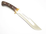 Vtg Rigid RG-62 Seki Japan Tak Fukuta Bear Bowie AUS-8 Fixed Blade Hunting Knife