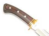 Vtg Rigid RG-62 Seki Japan Tak Fukuta Bear Bowie AUS-8 Fixed Blade Hunting Knife