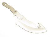 Vtg Browning Seki Japan Wasatch Guthook Skinner Fixed Knife Blade Blank