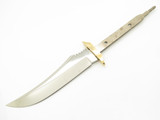 Vtg Tak Fukuta Seki Japan AUS8A 5.625" Hunting Fixed Knife Making Blade Blank
