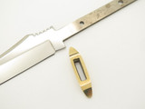 Vtg Tak Fukuta Seki Japan AUS8A 5.625" Hunting Fixed Knife Making Blade Blank