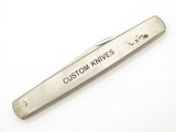 Vtg Custom Knives San Francisco Gun Exchange Japan Stainless Folding Pocket