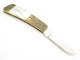 Vtg Kershaw 5300 Seki Japan Gentleman Scroll Pearl Folding Lockback Pocket Knife