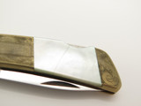 Vtg Kershaw 5300 Seki Japan Gentleman Scroll Pearl Folding Lockback Pocket Knife