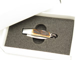 Inagaki Seki Japan Miniature Keychain Stag Pendant Folding Lockback Knife