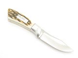 Vtg Prototype (Tak Fukuta) Seki Japan Small Stag Fixed Blade Hunting Knife