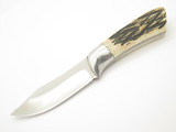 Vtg Prototype (Tak Fukuta) Seki Japan Small Stag Fixed Blade Hunting Knife