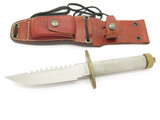 Vtg Resqvival 289 Seki Japan Hollow Handle Fixed Blade Hunting Survival Knife