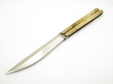 Vintage WWII Era Filipino Balisong 6" Folder Bone Handle Brass Folding Butterfly Knife