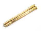 Vintage WWII Era Filipino Balisong 6" Folder Bone Handle Brass Folding Butterfly Knife