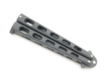 Vintage K.T. Cutler North Man Seki Japan 5" Metal Handle Folding Balisong Butterfly Knife