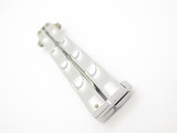 Vintage ScaleMead Seki Japan 4.8" Bamboo Metal Handle Folding Balisong Butterfly Knife
