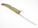 Vintage Corne The Corsican 6.5" Large Horn Folding Hunter Lockback Knife