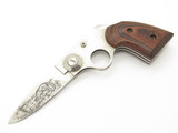 Vintage Parker Tak Fukuta Seki Japan Folding Pocket Knife in Display and Sheath