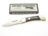 Vtg 1980s Explorer Imai Seki Japan Folding Hunter 4" Lockback Pocket Knife