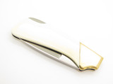 Vtg Kershaw Kai 2120 Macho Seki Japan Bone 4" Folding Lockback Pocket Knife