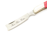 Vtg Frost Cutlery Seizo Imai Seki Japan Red Bone Razor Folding Pocket Knife