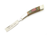 Vtg Frost Cutlery Seizo Imai Seki Japan Wood Handle Razor Folding Pocket Knife
