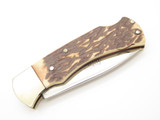 Vintage 1970s Precise Deerslayer Seki Japan Folding Hunter Lockback Knife