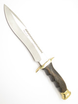 Vtg Muela Spain Fixed Blade Survival Bowie Hunting Knife & Sheath